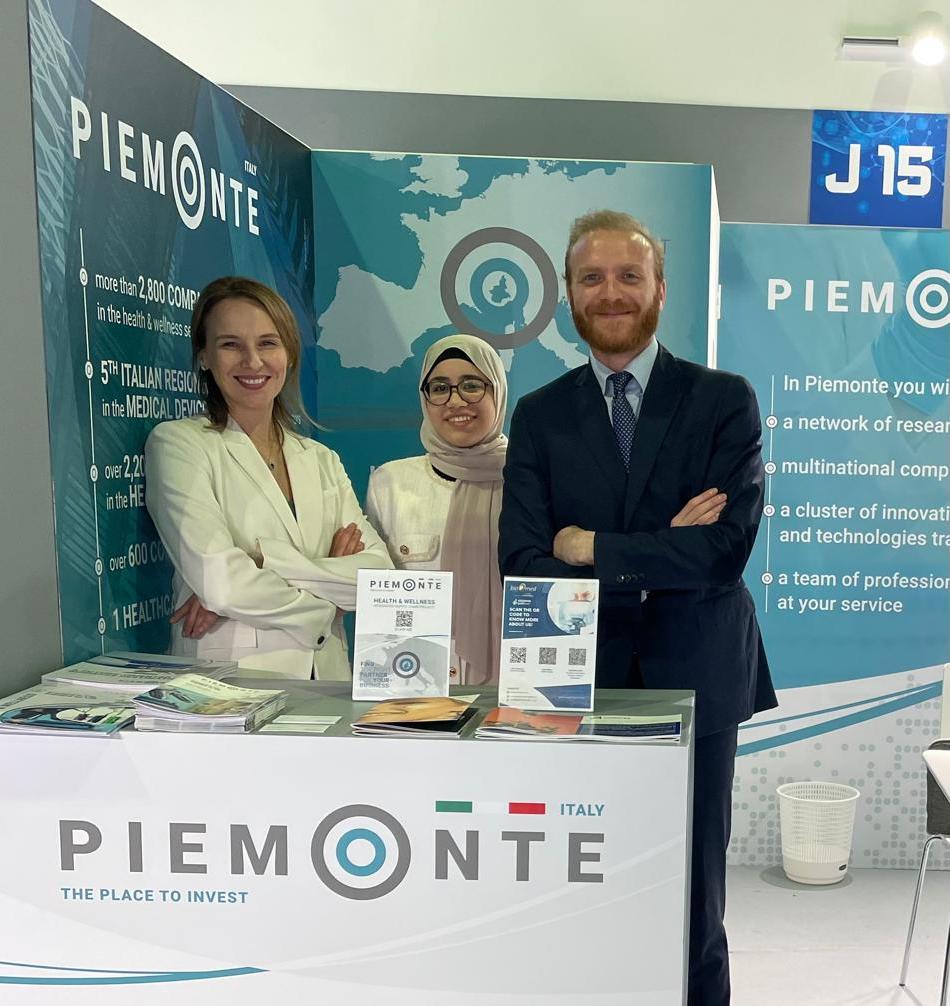 Arranging B2B meetings for the Piemonte Agency during the Arab Health Exhibition in Dubai
